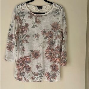 Floral Lace Women's Top